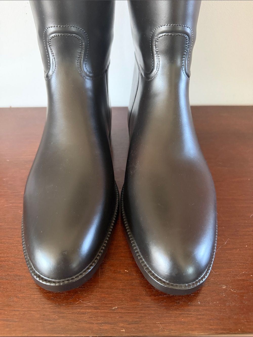 AIGLE Coupe Saumer Jumping Horseback Riding Boots Equestrian France Rubber US 10 - Picture 7 of 16
